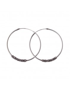 Aro Bali de Plata . Diámetro de 1,5x20mm.
