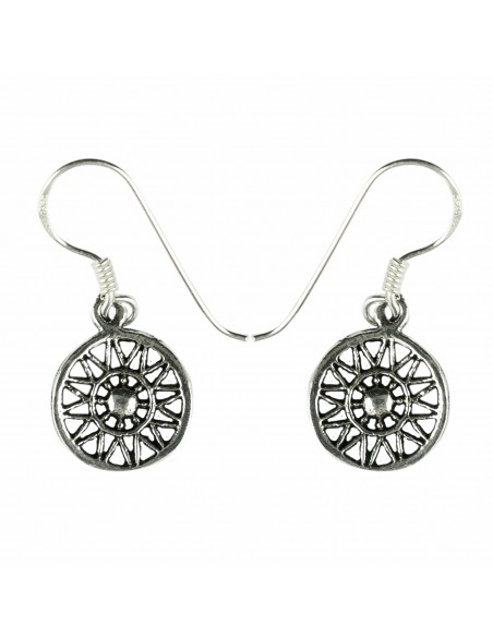 Pendiente "Mandala" de Plata.