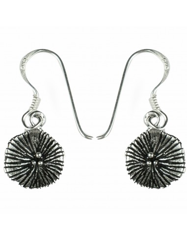 Pendiente gallonado de Plata.