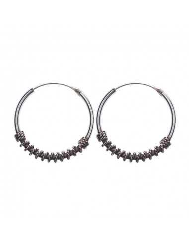 Aro Bali de Plata . Diámetro de 1,5x25mm.