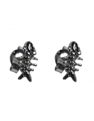 Pendiente Raspa Mini de Plata .