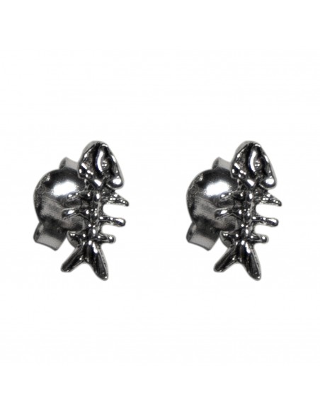 Pendiente Raspa Mini de Plata .