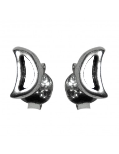 Pendiente Luna Mini de Plata