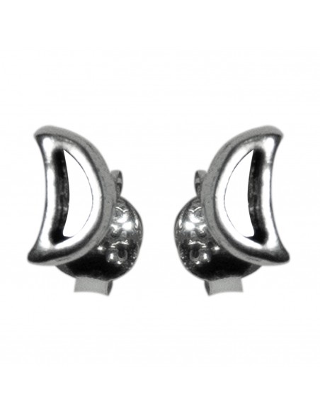 Pendiente Luna Mini de Plata