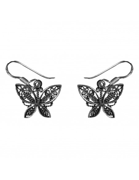Pendiente Mariposa de Plata.