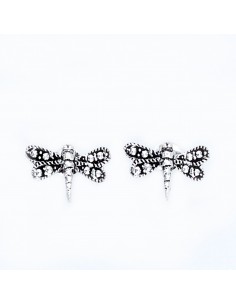 Pendiente libélula de Plata. 2