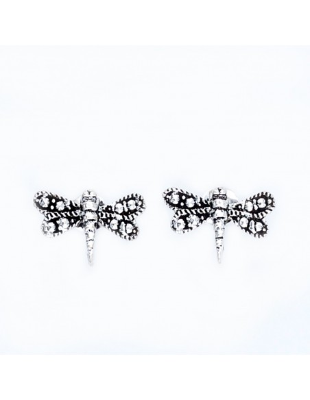 Pendiente libélula de Plata.