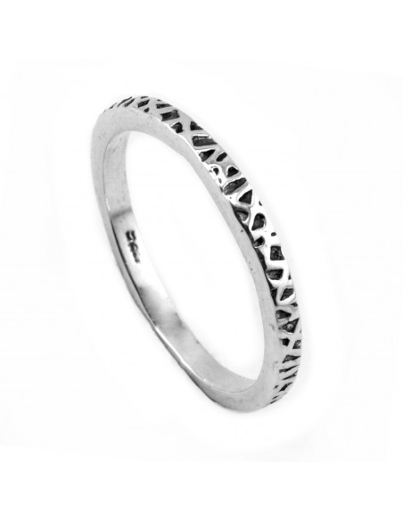 Anillo alianza de Plata.