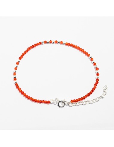 Pulsera de mineral y Plata.