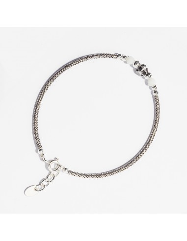 Pulsera de Plata y Nácar.