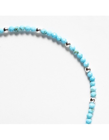 Pulsera de Turquesa y Plata.