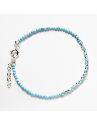 Pulsera de Turquesa y Plata.