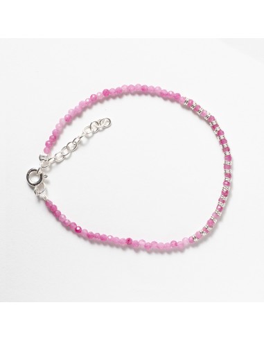 Pulsera de Plata y Rodocrosita .