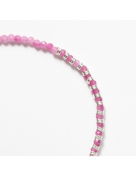 Pulsera de Plata y Rodocrosita .