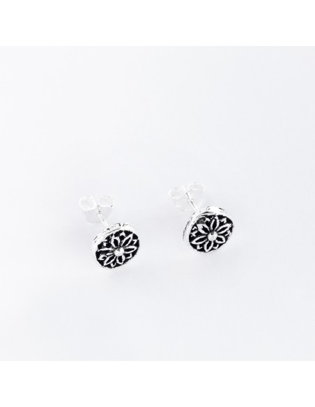 Pendiente Flor de Plata .