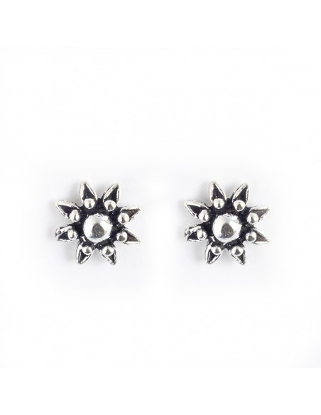 Pendiente Flor de Plata.