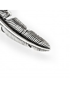 Colgante Pluma de Plata . 2