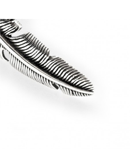 Colgante Pluma de Plata .