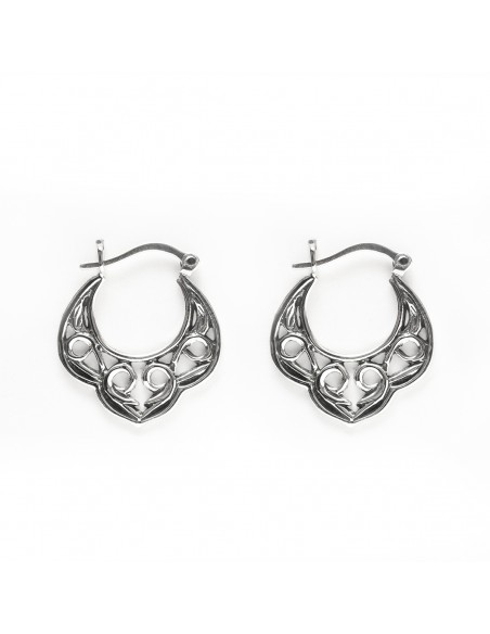 Aros calados de Plata.
