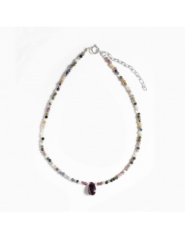 Collar de Turmalina y Granate.
