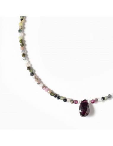 Collar de Turmalina y Granate.