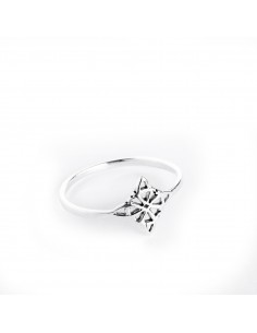 Anillo Nudo de Bruja de Plata.