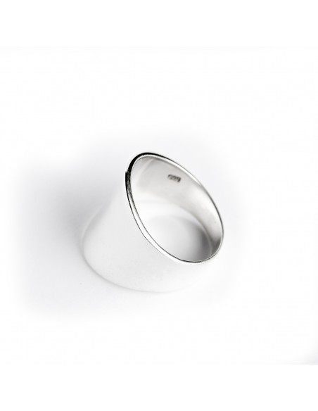 Anillo liso de Plata.