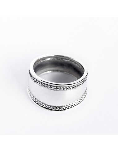 Anillo liso de Plata.