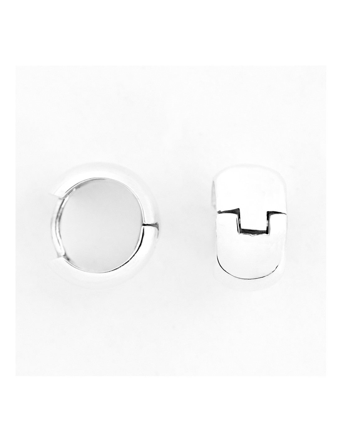 Pendientes Media Perla 16 Mm. Cierre Omega De Plata De Ley : Joyeria Online | Joyeria Plata | Joyeria De Plata