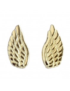 Pendiente Ala de Plata dorada.