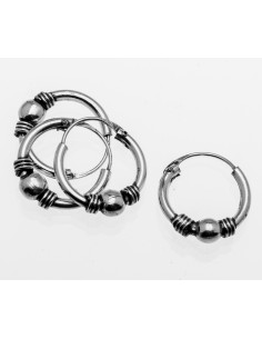 Aro Bali de Plata . Diámetro de 1,5x30 mm. 2