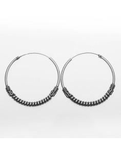 Aro Bali de Plata . Diámetro de 1,5x18mm.