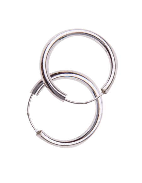 Aro liso de Plata . Diámetro de 4mm.