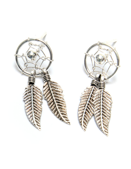 Pendiente Atrapasueños de Plata .