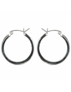 Aro de Plata lisa . Diámetro de 30mm.