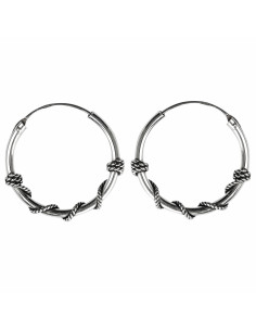 Aro Bali de Plata . Diámetro de 1,5x10mm.