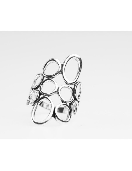 Anillo círculos de Plata