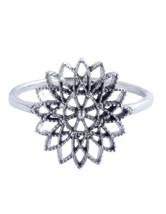 Anillo calado Flor de Plata.