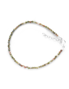 Pulsera de Unalcite y Plata.