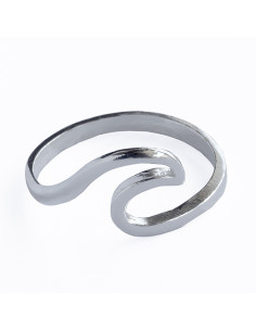Anillo Ola de Plata .