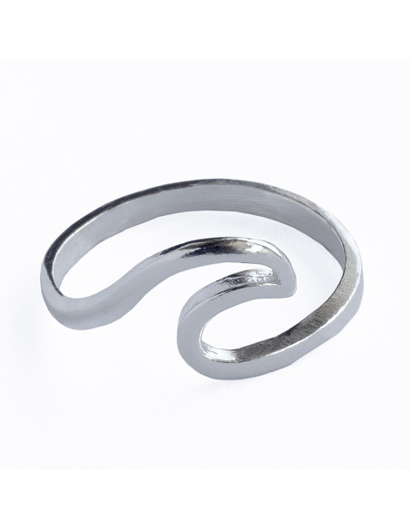 Anillo Ola de Plata .