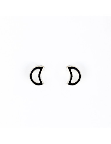 Pendiente Luna de Plata .