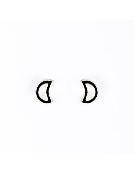 Pendiente Luna de Plata .