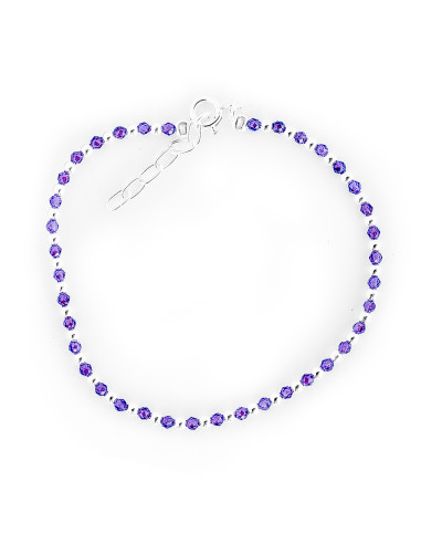 Pulsera de Plata y Rubis.