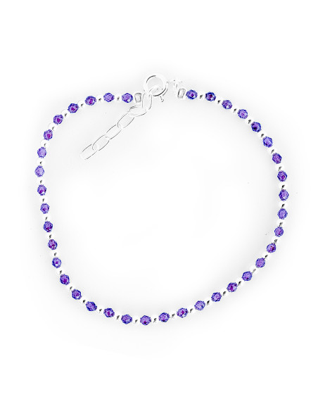 Pulsera de Plata y Rubis.