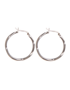 Aro de Plata . Cierre de gancho. 3x35mm.