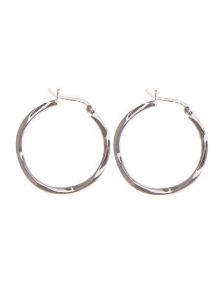 Aro de Plata . Cierre de gancho. 3x35mm.