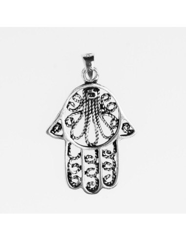 Colgante mano de Fátima de Plata .