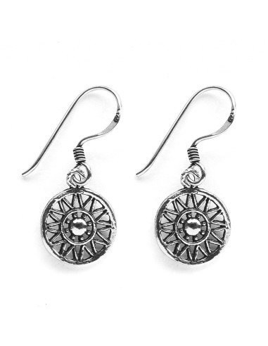 Pendiente Mandala de Plata .