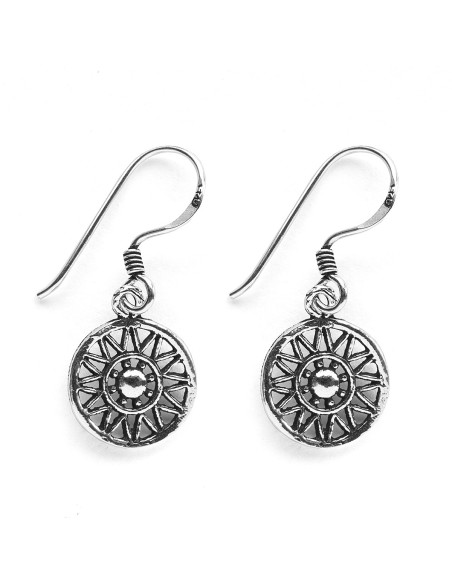 Pendiente Mandala de Plata .